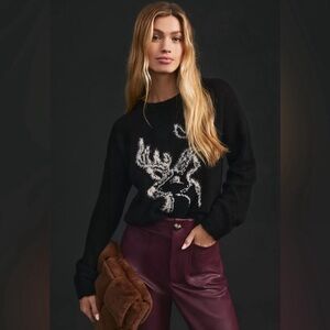 By Anthropologie Deer Sweater